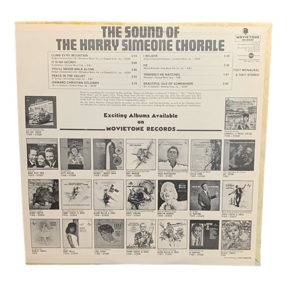 LP The Harry Simeone Chorale - The Sound Of The Harry Simeone Chorale - Picture 2 of 2